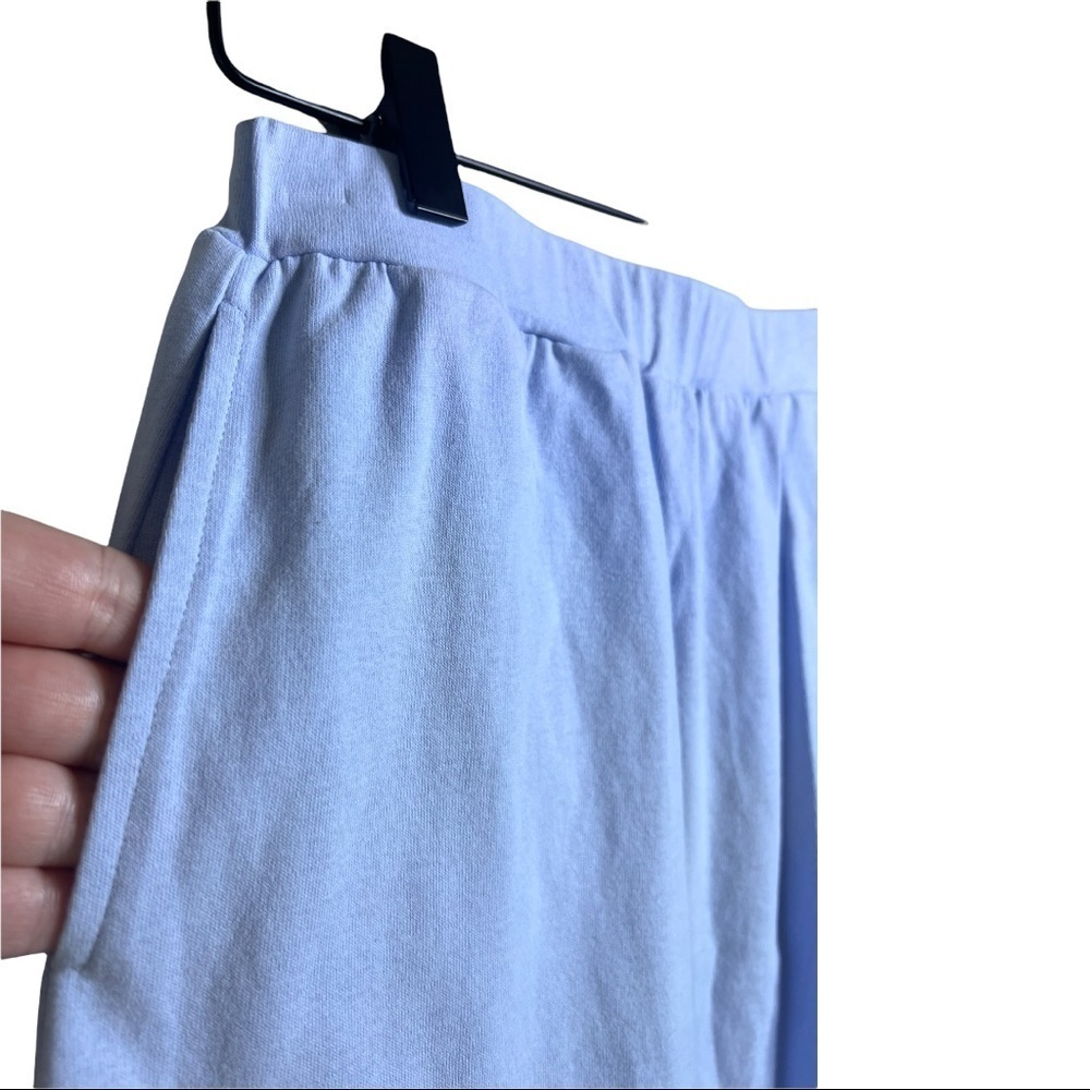Le Lis Ultra Mini Knit Baby Blue Back Pocket Pull On Skirt Small SS6597 - Picture 5 of 11
